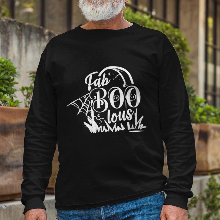 Fab Boo Lous Halloween Quote Long Sleeve T-Shirt Gifts for Old Men