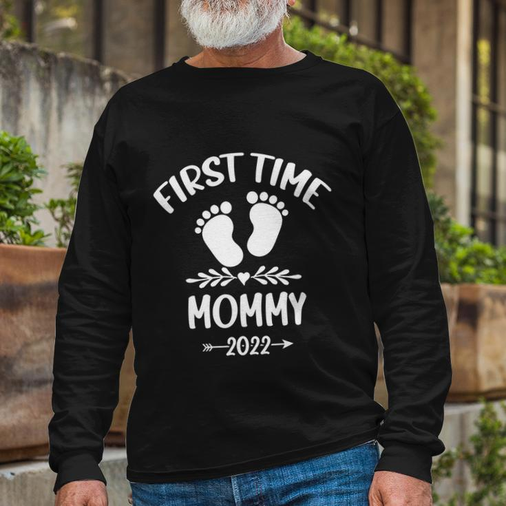 First Time Mommy 2022 New Mom Promoted To Mommy Long Sleeve T-Shirt Gifts for Old Men