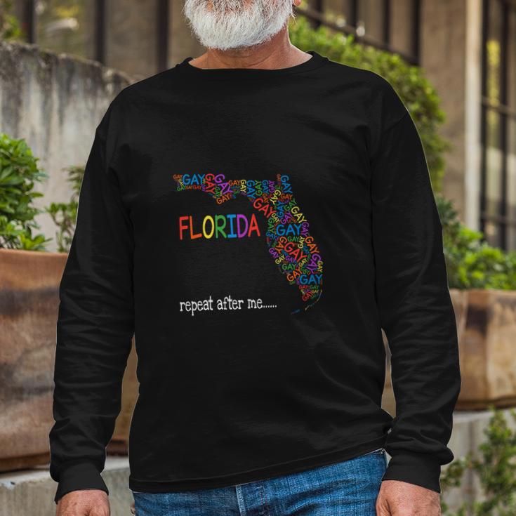 Florida Dont Say Gay Tshirt Long Sleeve T-Shirt Gifts for Old Men