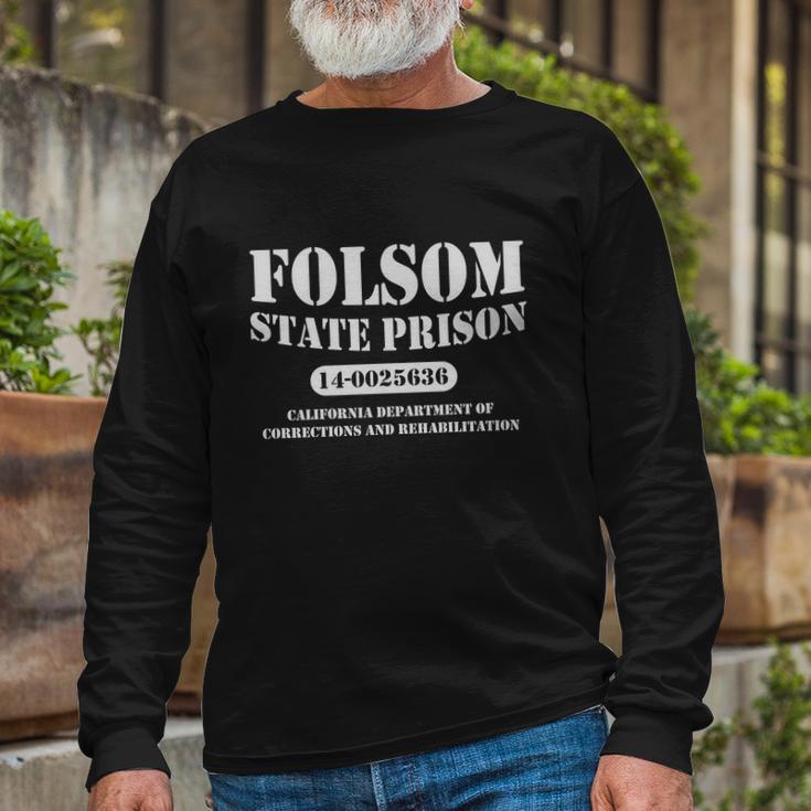 Folsom State Prison Long Sleeve T-Shirt Gifts for Old Men