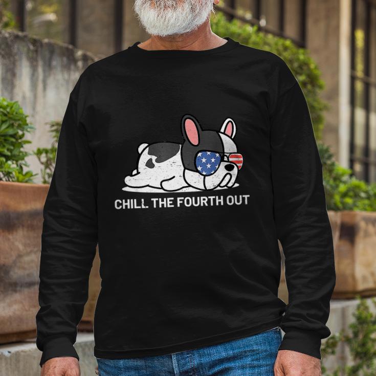 French Bulldog 4Th Of July For Frenchie Lover Long Sleeve T-Shirt Gifts for Old Men