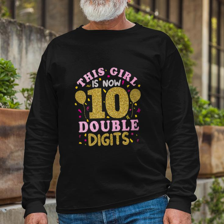 This Girl Is 10 Years Old 10Th Birthday Long Sleeve T-Shirt Gifts for Old Men