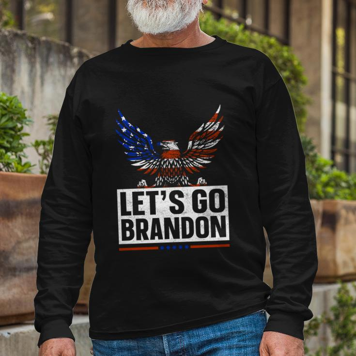 Lets Go Brandon Lets Go Brandon Lets Go Brandon Lets Go Brandon Tshirt Long Sleeve T-Shirt Gifts for Old Men