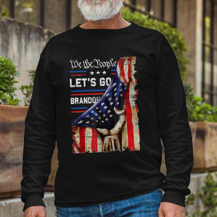 Lets Go Branson Brandon Conservative Anti Liberal Long Sleeve T-Shirt Gifts for Old Men