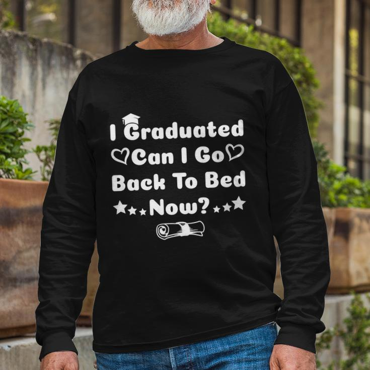 Graduation For Him Her 2022 High School College Tshirt Long Sleeve T-Shirt Gifts for Old Men