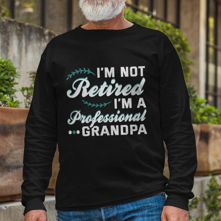 Grandpa Shirts Fathers Day Retired Grandpa Long Sleeve Long Sleeve T-Shirt Gifts for Old Men