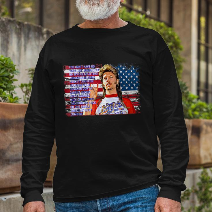 Happy 4Th Of July Merica Joe American Flag Long Sleeve T-Shirt Gifts for Old Men