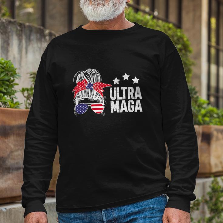 Happy 4Th Of July Ultra Maga Long Sleeve T-Shirt Gifts for Old Men