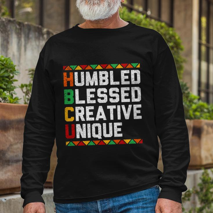 Hbcu School Educated Historical Black College Graduate Long Sleeve T-Shirt Gifts for Old Men