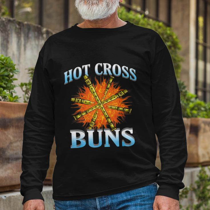 Hot Cross Buns Trendy Hot Cross Buns V3 Long Sleeve T-Shirt Gifts for Old Men