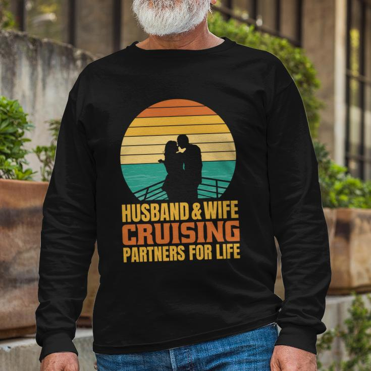 Husband And Wife Cruising Partners For Life Long Sleeve T-Shirt Gifts for Old Men