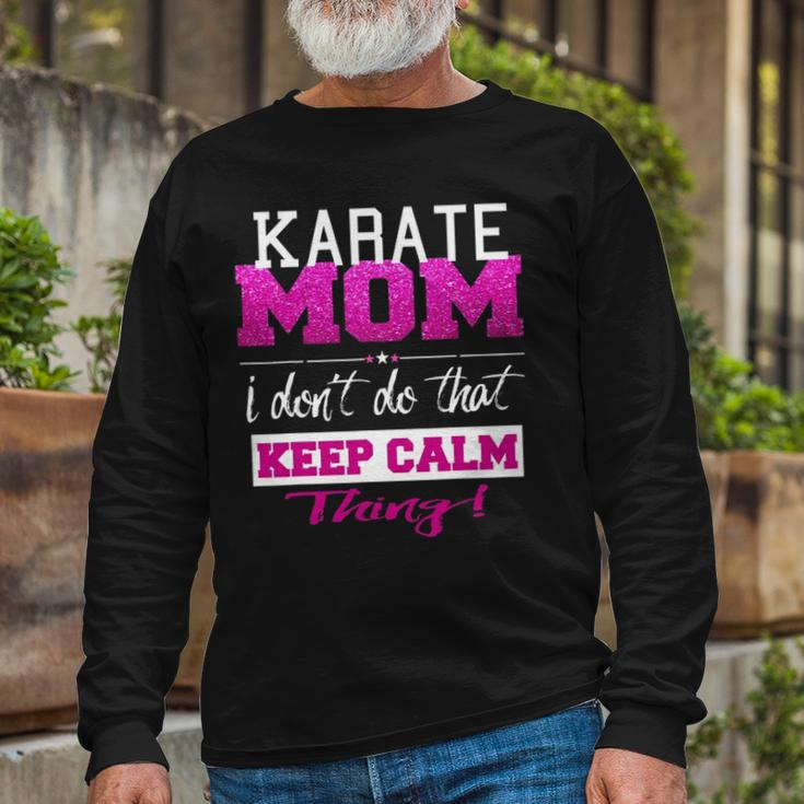 Karate Mom Best Mother Long Sleeve T-Shirt T-Shirt Gifts for Old Men