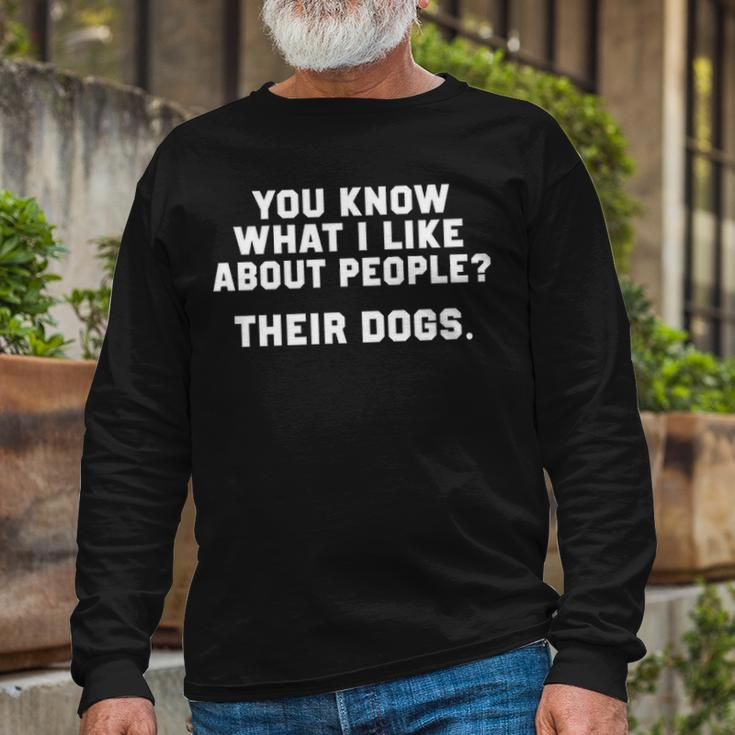 You Know What I Like V2 Long Sleeve T-Shirt Gifts for Old Men