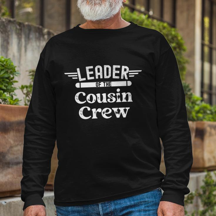 Leader Of The Cousin Crew Cool Long Sleeve T-Shirt Gifts for Old Men