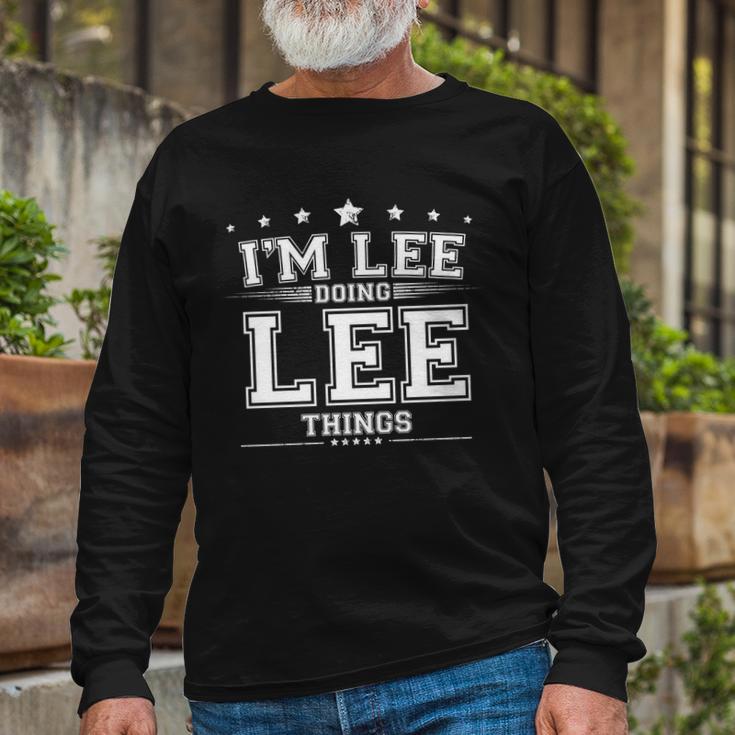 Im Lee Doing Lee Things Long Sleeve T-Shirt Gifts for Old Men