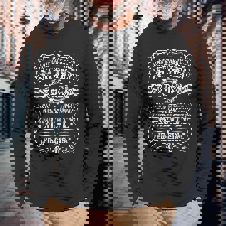 Legends Were Born In September 1982 40Th Birthday Men Women Long Sleeve T-Shirt T-shirt Graphic Print Gifts for Old Men