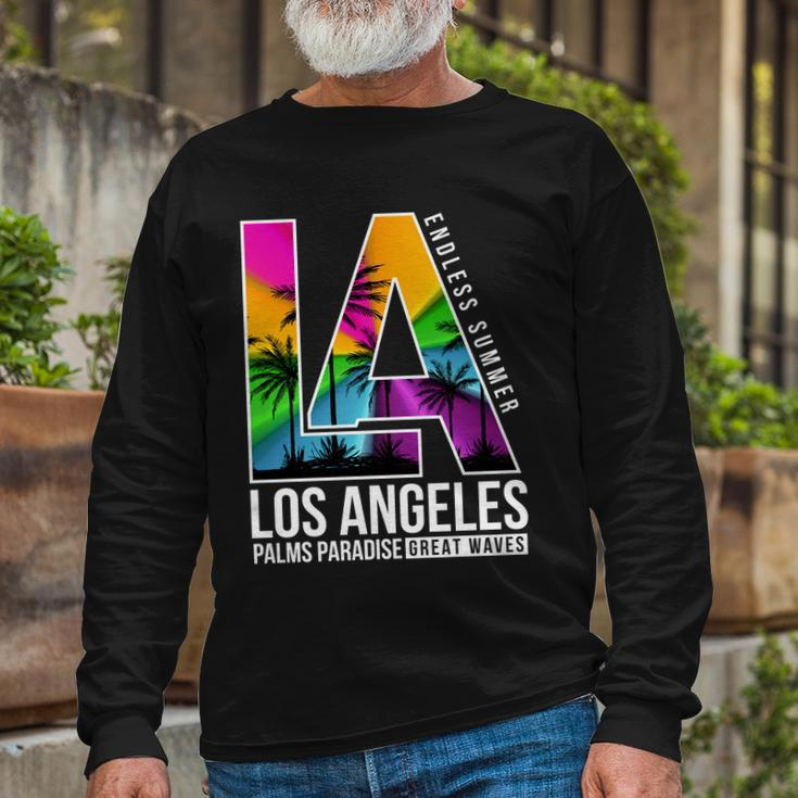 Los Angeles Endless Summer Long Sleeve T-Shirt Gifts for Old Men