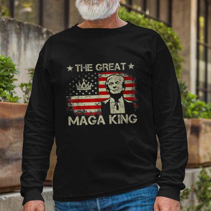 Maga King The Great Maga King Ultra Maga Tshirt V2 Long Sleeve T-Shirt Gifts for Old Men