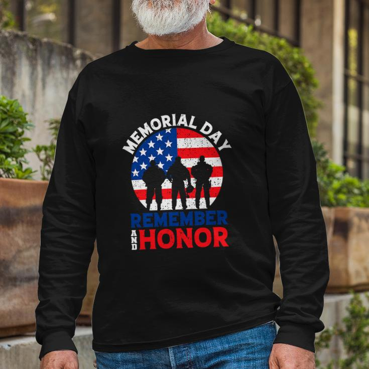 Memorial Day Quote Military Usa Flag 4Th Of July Long Sleeve T-Shirt Gifts for Old Men