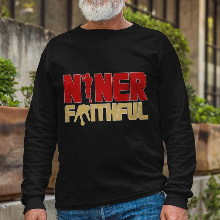 Niner Faithful Long Sleeve T-Shirt Gifts for Old Men