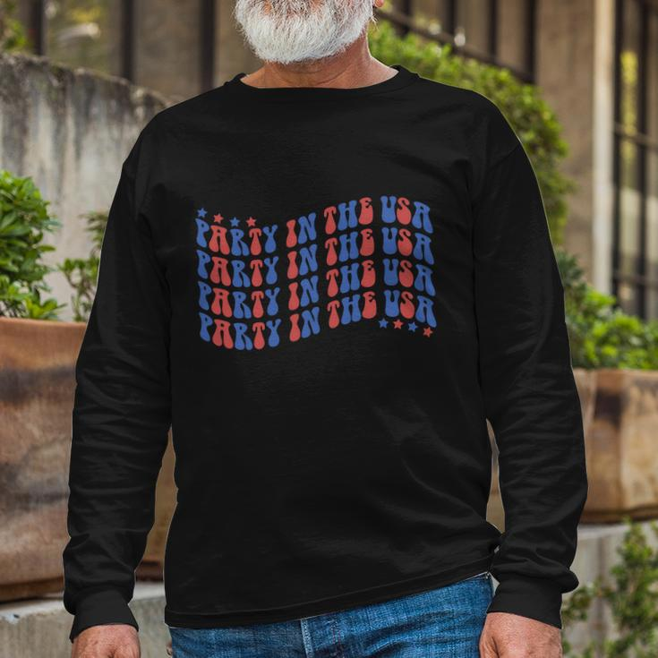 Party In The U S A 4Th Of July Long Sleeve T-Shirt Gifts for Old Men