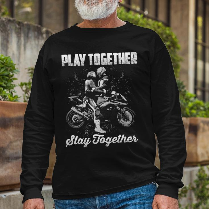Play Together Stay Together Long Sleeve T-Shirt Gifts for Old Men