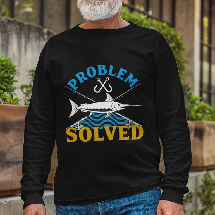 Problem Solved V2 Long Sleeve T-Shirt Gifts for Old Men