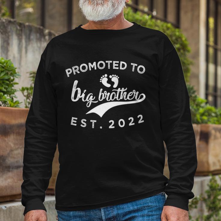 Promoted To Big Brother Long Sleeve T-Shirt Gifts for Old Men