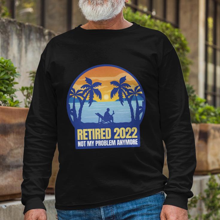 Retired 2022 Tshirt V2 Long Sleeve T-Shirt Gifts for Old Men