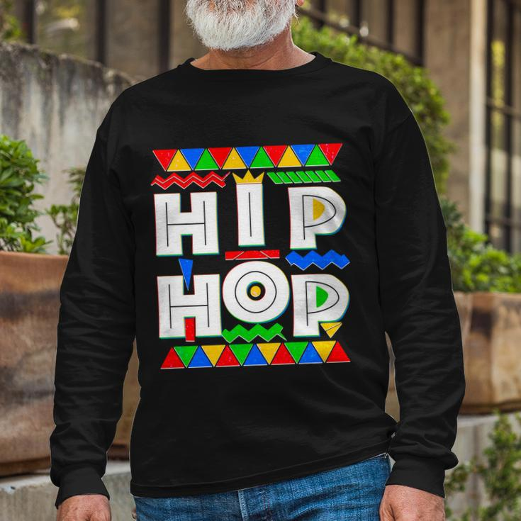 Retro 90S Hip Hop Long Sleeve T-Shirt Gifts for Old Men