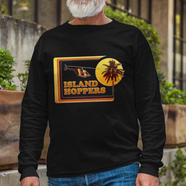 Retro Island Hoppers Tshirt Long Sleeve T-Shirt Gifts for Old Men