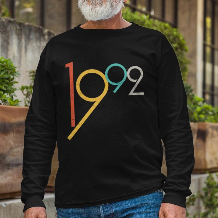 Retro Vintage 1992 30Th Birthday Long Sleeve T-Shirt Gifts for Old Men