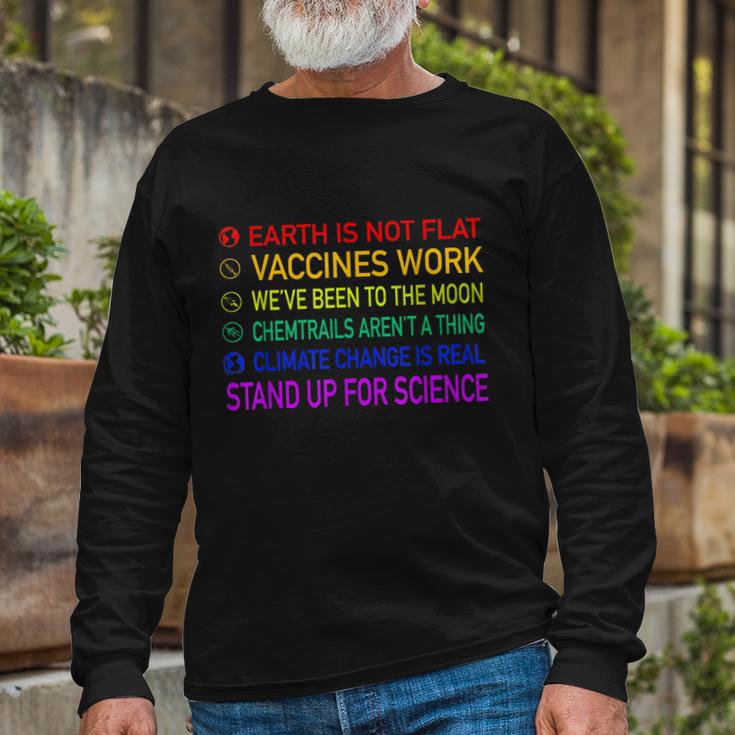 Science Is Real 8 Billion Trees Tshirt Long Sleeve T-Shirt Gifts for Old Men