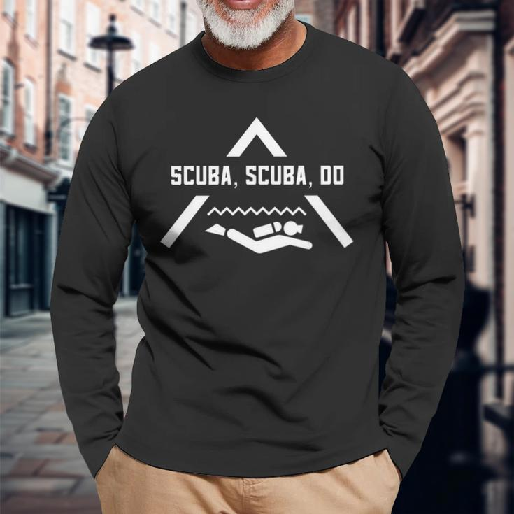 Scuba Scuba Do Diving Men Women Long Sleeve T-Shirt T-shirt Graphic Print Gifts for Old Men