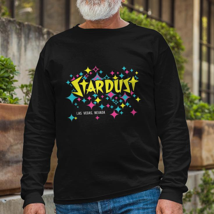 Stardust Hotel Casino Vintage Sign Retro Las Vegas Long Sleeve T-Shirt Gifts for Old Men