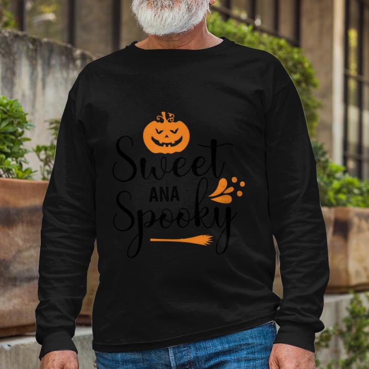 Sweet Ana Spooky Pumpkin Halloween Quote Long Sleeve T-Shirt Gifts for Old Men