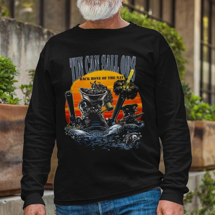 Tin Can Sailor Long Sleeve T-Shirt Gifts for Old Men