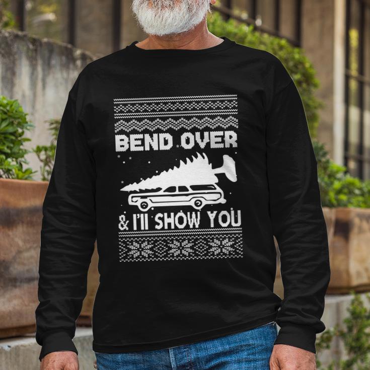 Todd Margo Couples Ugly Christmas Vacation Ill Show You Tshirt Long Sleeve T-Shirt Gifts for Old Men