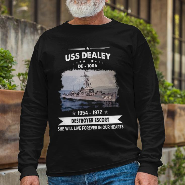 Uss Dealey De 1006 Uss Dealy Long Sleeve T-Shirt Gifts for Old Men