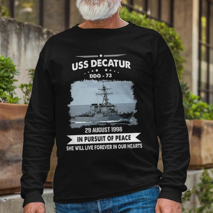 Uss Decatur Ddg Long Sleeve T-Shirt Gifts for Old Men