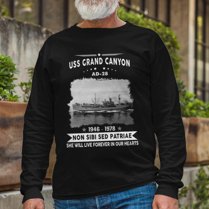 Uss Grand Canyon Ad Long Sleeve T-Shirt Gifts for Old Men