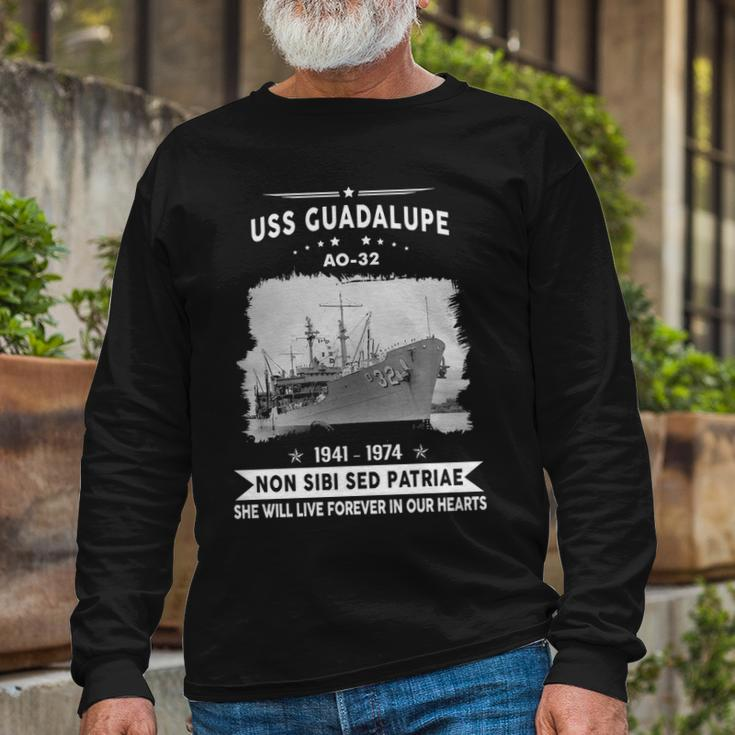 Uss Guadalupe Ao Long Sleeve T-Shirt Gifts for Old Men
