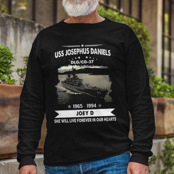 Uss Josephus Daniels Cg 27 Dlg Long Sleeve T-Shirt Gifts for Old Men
