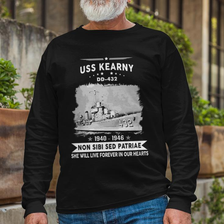 Uss Kearny Dd Long Sleeve T-Shirt Gifts for Old Men