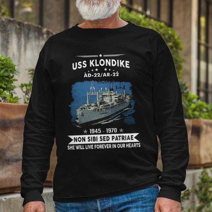 Uss Klondike Ar 22 Ad Long Sleeve T-Shirt Gifts for Old Men
