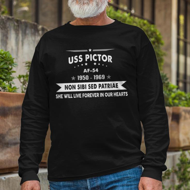 Uss Pictor Af Long Sleeve T-Shirt Gifts for Old Men