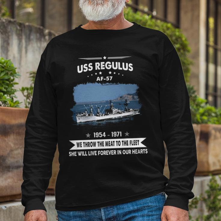 Uss Regulus Af Long Sleeve T-Shirt Gifts for Old Men