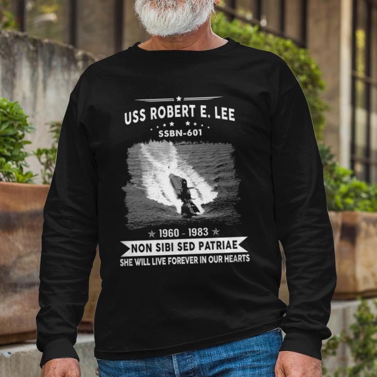 Uss Robert E Lee Ssbn Long Sleeve T-Shirt Gifts for Old Men