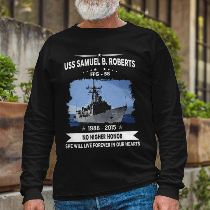 Uss Samuel B Roberts Ffg V2 Long Sleeve T-Shirt Gifts for Old Men