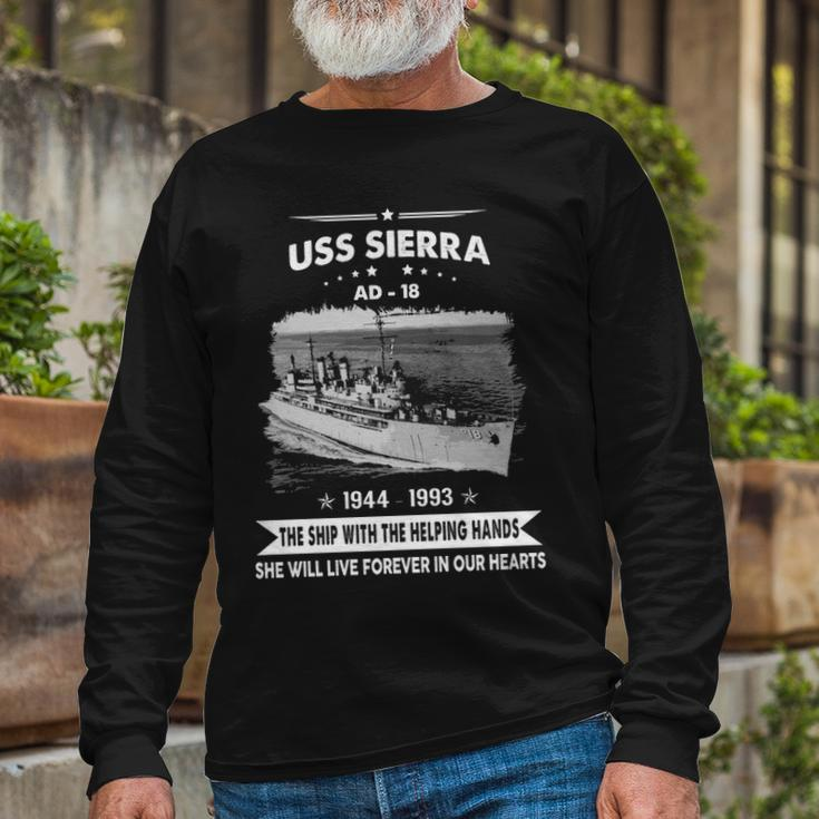 Uss Sierra Ad V2 Long Sleeve T-Shirt Gifts for Old Men